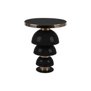 Enameled metal side table Leitmotiv Tess image-0