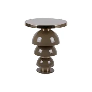 Enameled metal side table Leitmotiv Tess image-0