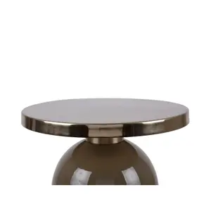 Enameled metal side table Leitmotiv Tess image-3