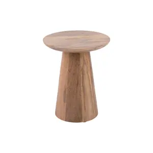 Small mango wood side table Leitmotiv Force image-0