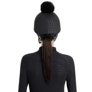 Houndstooth riding hat cover LeMieux Aspen image-1