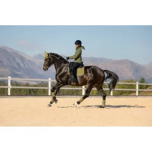 Dressage saddle pad for horses LeMieux Suede image-1