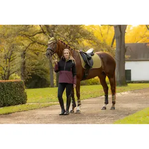 Dressage saddle pad for horses LeMieux Suede image-5