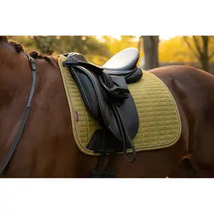 Dressage saddle pad for horses LeMieux Suede image-6