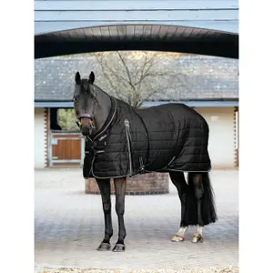 Stallmatta för häst med nackskydd LeMieux Kudos 200g image-1