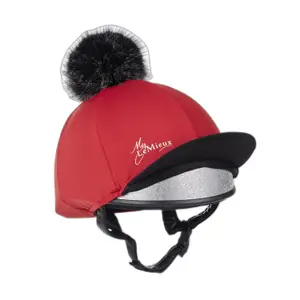 Reithelmüberzug mit Bommel LeMieux image-0