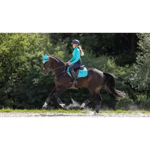 Suede horse saddle pad LeMieux Close Contact image-0