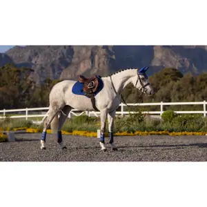 Suede horse saddle pad LeMieux Close Contact image-0