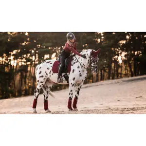 Dressage mat for horses LeMieux Suede image-0
