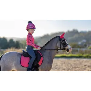 Horse saddle pad suede jump square LeMieux image-0