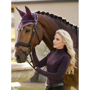 Women's high neck riding jersey LeMieux Liberte High image-3