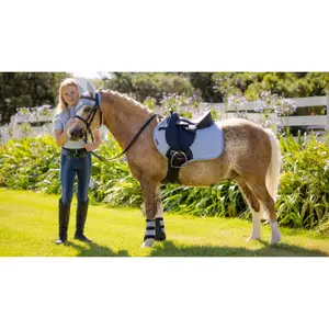 Horse saddle pad suede jump square LeMieux image-0