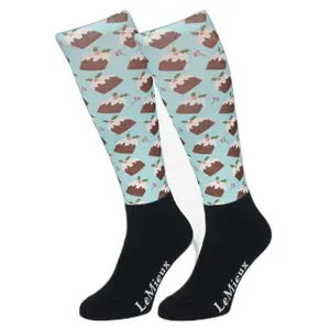 Chaussettes équitation enfant LeMieux Footsie image-0
