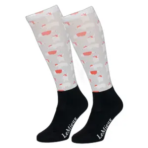 Chaussettes équitation polaire enfant LeMieux Footsie image-0