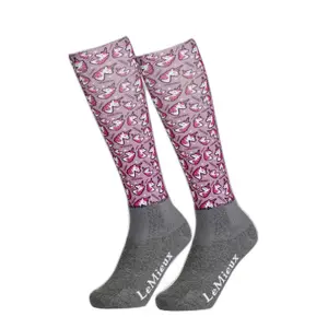 Chaussettes équitation licorne enfant LeMieux Footsie image-0