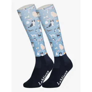 Children's dog riding socks LeMieux Footsie image-0