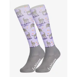Children's donkey riding socks LeMieux Footsie image-0