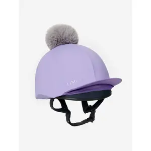 Toque pour casque équitation en soie femme LeMieux image-0