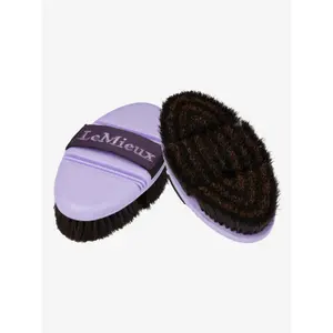 Brosse équitation pour le corps en crin de cheval LeMieux Flexi image-0