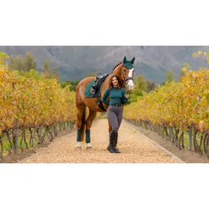 Dressage mat for horses LeMieux Suede image-0