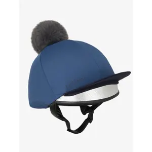 Toque pour casque équitation en soie femme LeMieux image-0