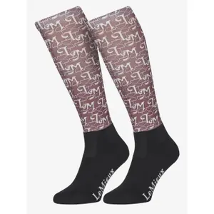 Chaussettes équitation LeMieux Footsie LM Orchid image-0