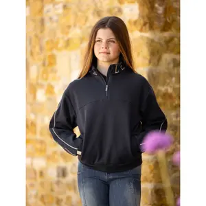 Felpa da equitazione con zip da bambina LeMieux Kate Quarter image-1