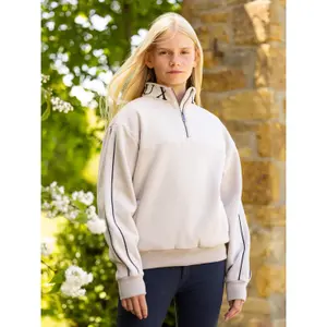 Girl's zip-up riding sweatshirt LeMieux Kate Quarter image-1