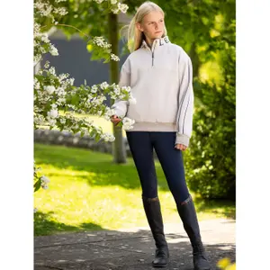 Girl's zip-up riding sweatshirt LeMieux Kate Quarter image-2