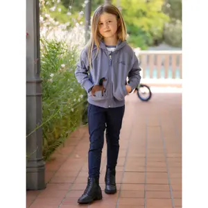 Felpa da equitazione con cappuccio e cerniera per bambini LeMieux image-2