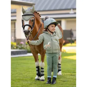 Children's zip-up hooded riding sweatshirt LeMieux image-3