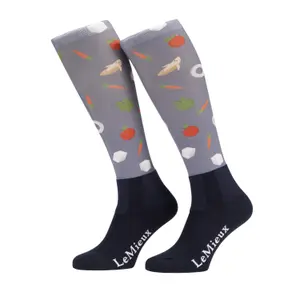 Chaussettes équitation femme LeMieux Footsie Treats image-0