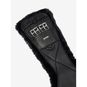 Leather riding dressage girth LeMieux Arika Simuwool image-2