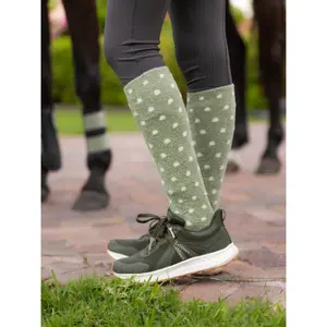 Chaussettes équitation fille LeMieux Sally Spot Flufflies image-1