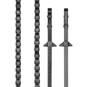 Leather horse reins with laces LeMieux