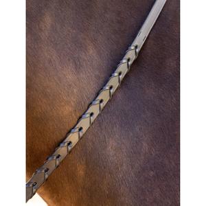 Leather horse reins with laces LeMieux image-1