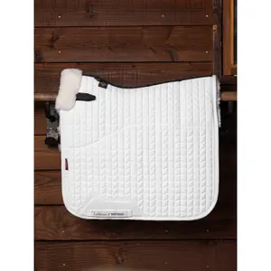 Dressage saddle pad for horses LeMieux Merino+ Square image-2