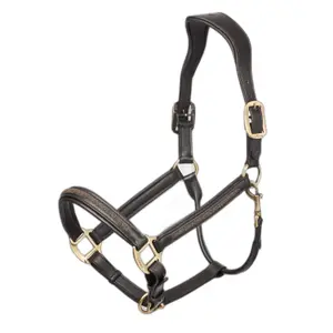 Leather halter for horse LeMieux Crystal