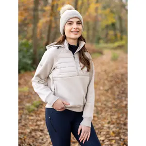 Half-zip hybrid hoodie for women LeMieux Harley image-5