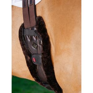 Merino wool jumping saddle girth cover for horses+ LeMieux Anatomic image-3