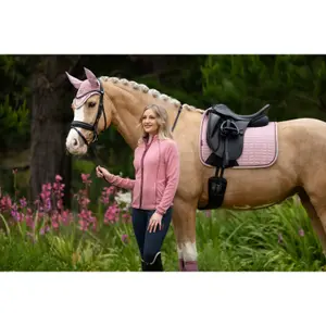 Dressage saddle pad for horses LeMieux Suede image-3