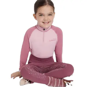 Langærmet ridetrøje til børn LeMieux Mini image-2