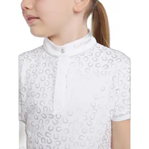 Korte mouwen paardrij polo voor kinderen LeMieux Mini Bella image-3