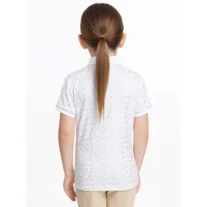 Korte mouwen paardrij polo voor kinderen LeMieux Mini Bella image-2