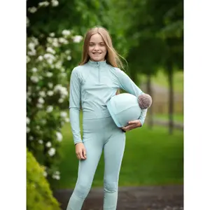 Kids' mesh mid grip riding leggings LeMieux Lizzie image-4