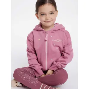Children's zip-up hooded riding sweatshirt LeMieux Mini Charlie image-3