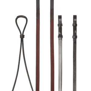 Rênes pour cheval doublées cuir LeMieux Hunter image-0