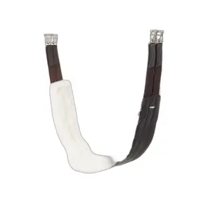 Leather horse girth with wool lining LeMieux Hunter