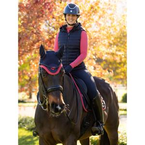 Women's sleeveless hooded down jacket LeMieux Rose image-4