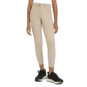 Child's silicone mid grip riding trousers LeMieux Izzy image-0